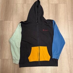 Cotopaxi men’s Hoodie Jacket xxl- Black, Blue, Green, Yellow